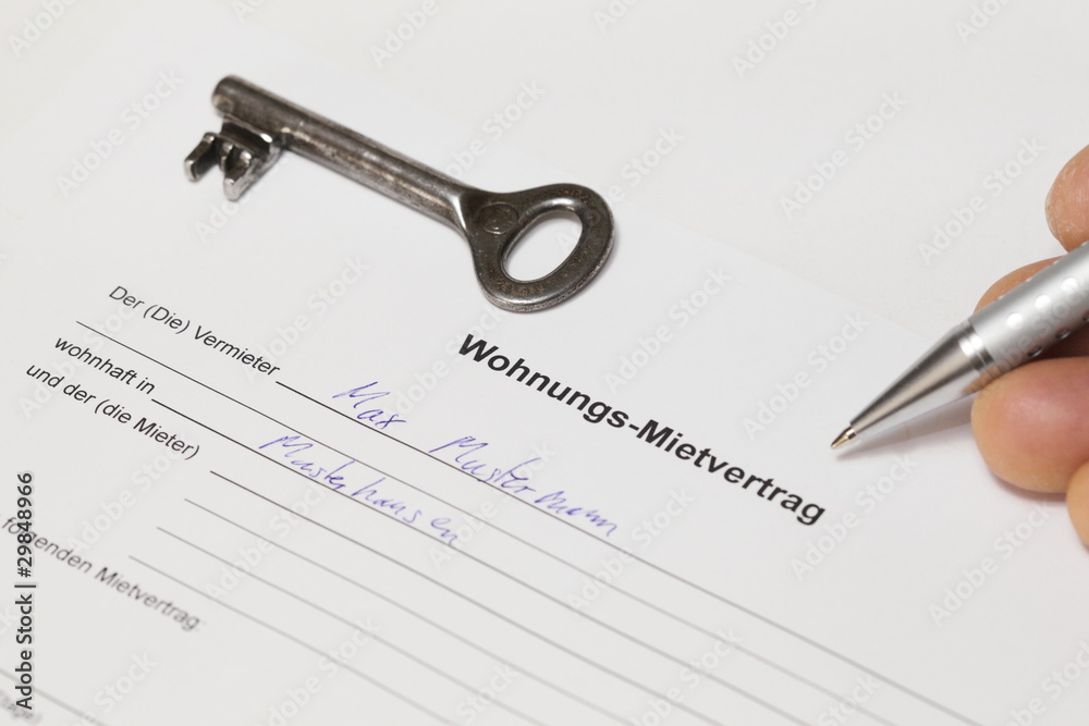 Mietvertragsformular Mietvertragsformular