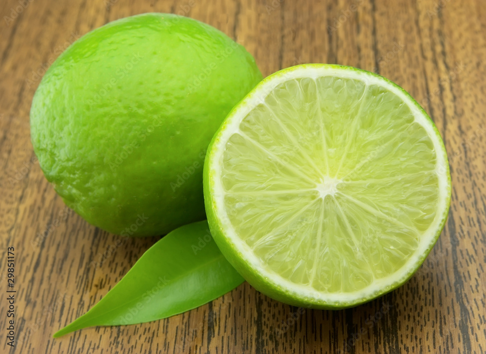 Lime on the table Lime on the table