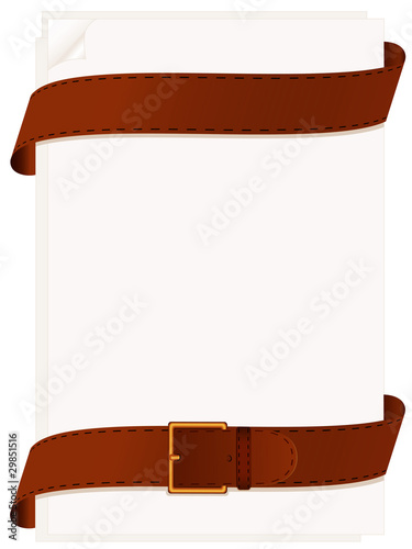 Paper and belt