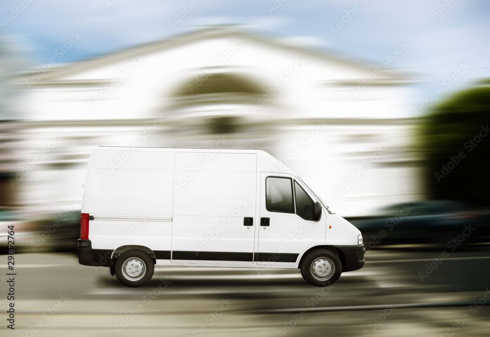 commercial white van commercial white van