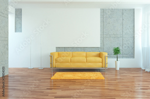 Modern urban interior