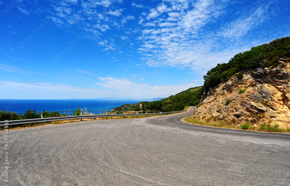 Naklejka premium Winding Road