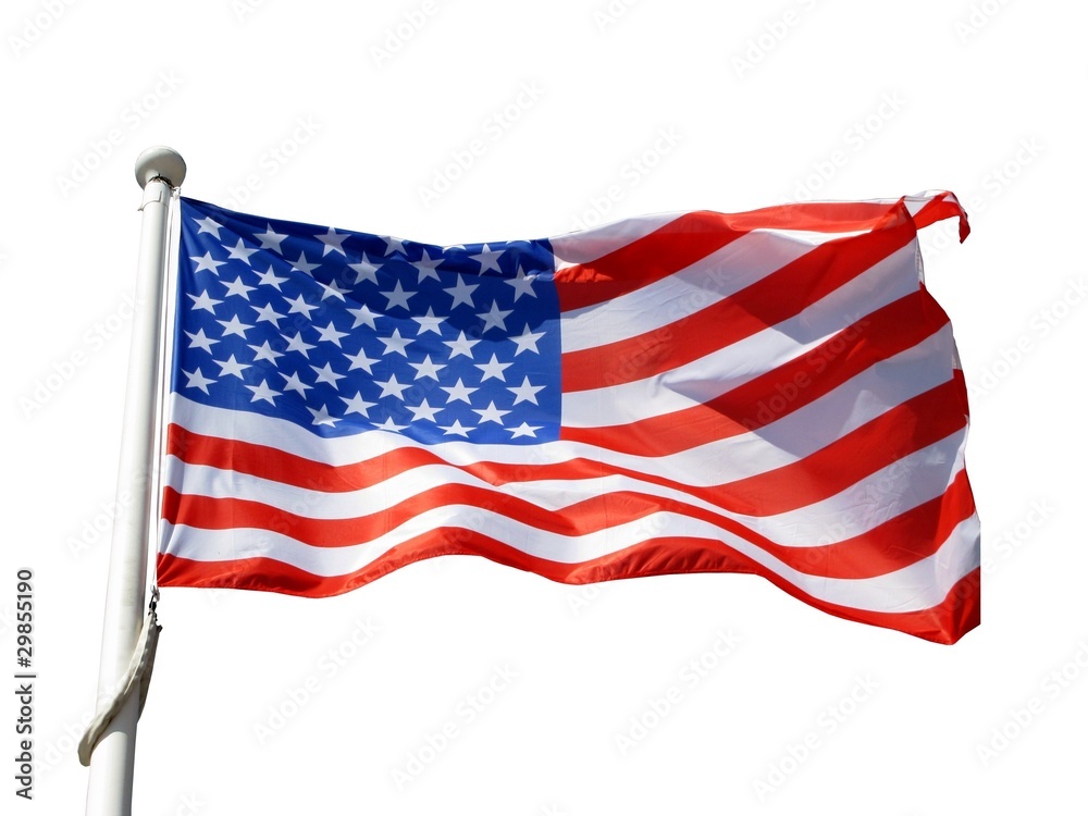 Fototapeta premium Drapeau des Etats Unis d'Amérique