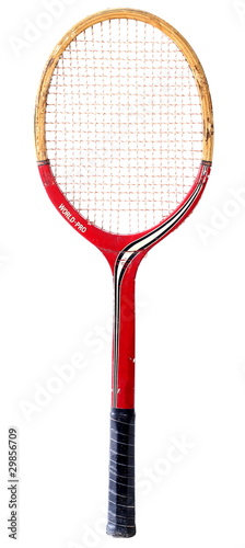 Old tennis racket