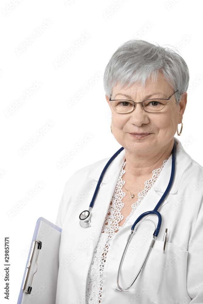 Portrait of senior general practitioner Portrait of senior general practitioner