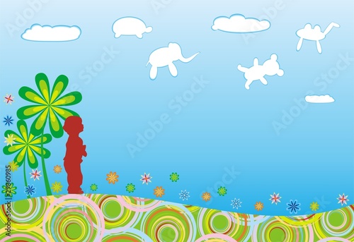 baby and spring cloud