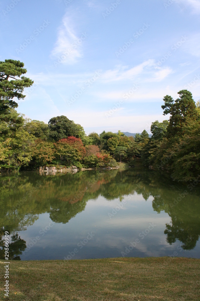 仙洞御所の北池