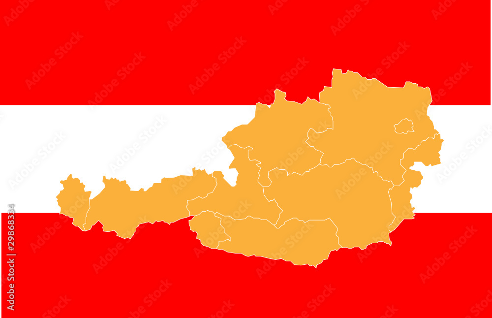 Fototapeta premium Bundesländer Österreich