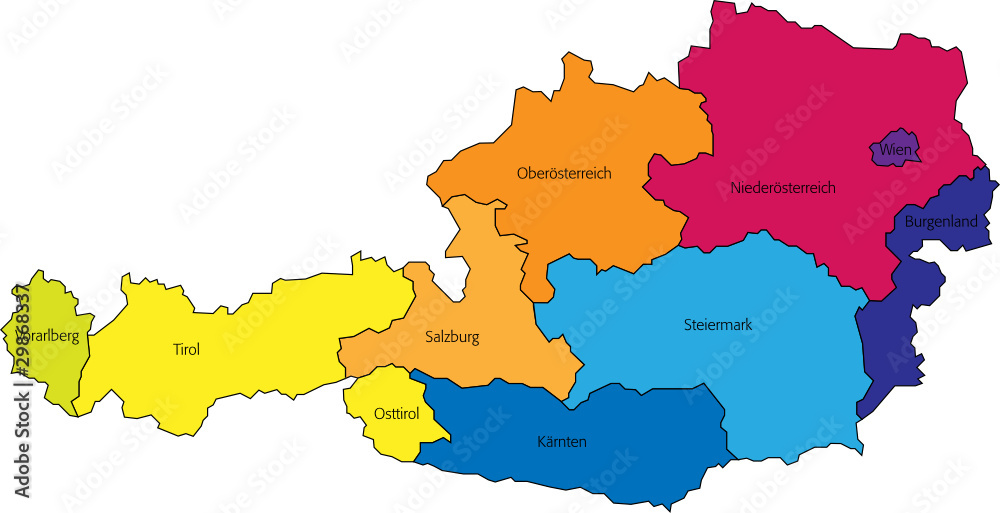 Obraz premium Bundesländer