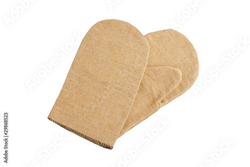 Two working mittens