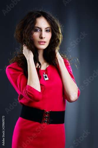 Portrait of the beautiful lady