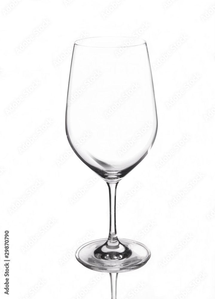 leeres Weinglas