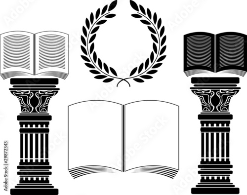 education. stencil. first variant