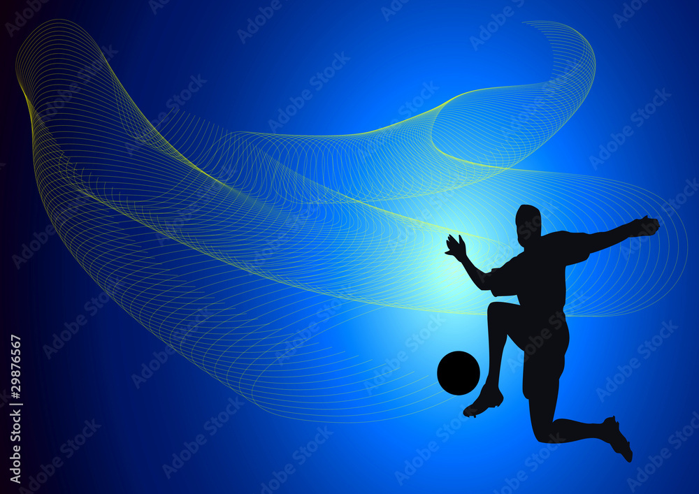 Soccer Player Illustration Soccer Player Illustration