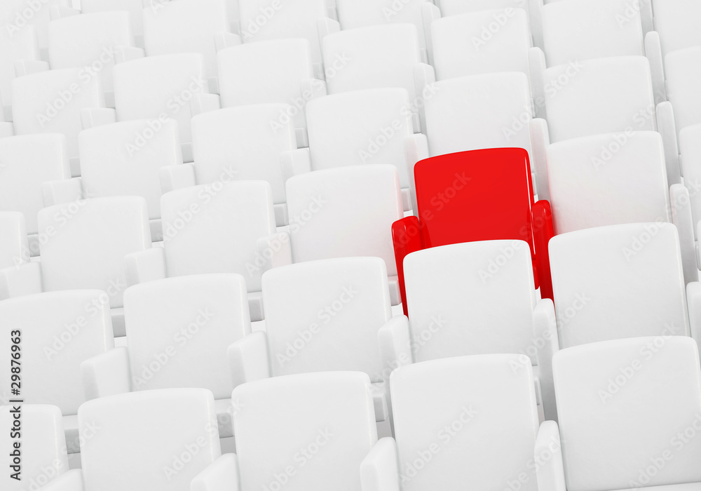 the auditorium with one reserved seat the auditorium with one reserved seat