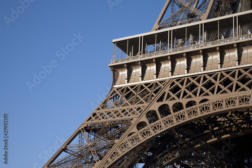 Close up of Eiffel Tower, Paris, France