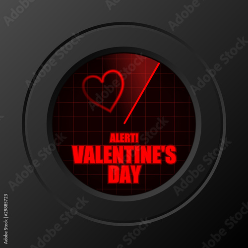 balkenanzeige radar alert valentines day I