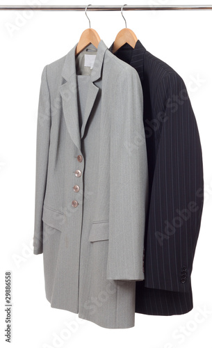 suits on the rack
