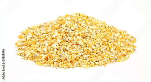 Cracked corn bird food