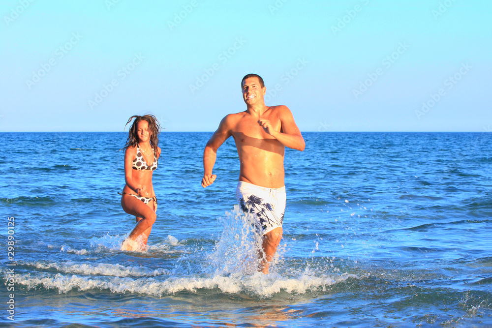 Portrait of happy couple having fun Portrait of happy couple having fun