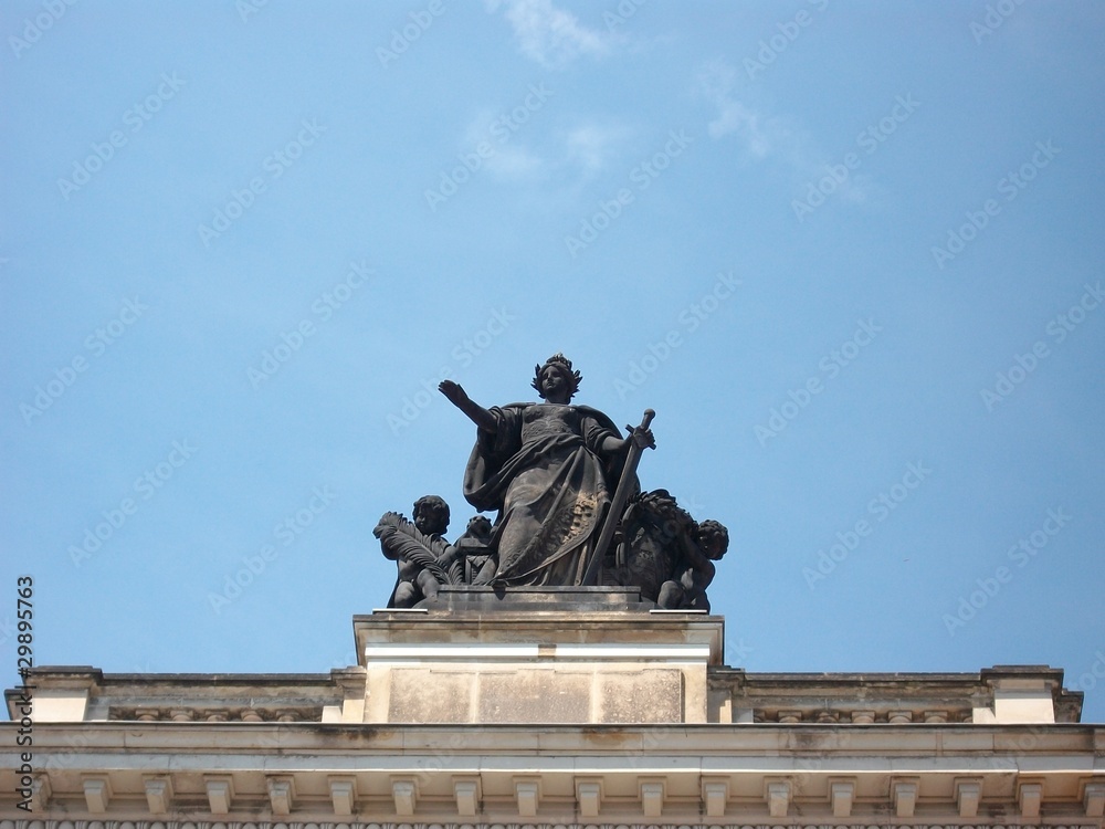 Obraz premium Sandsteinplastik