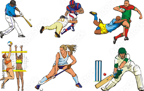 sports team - outdoor - figures