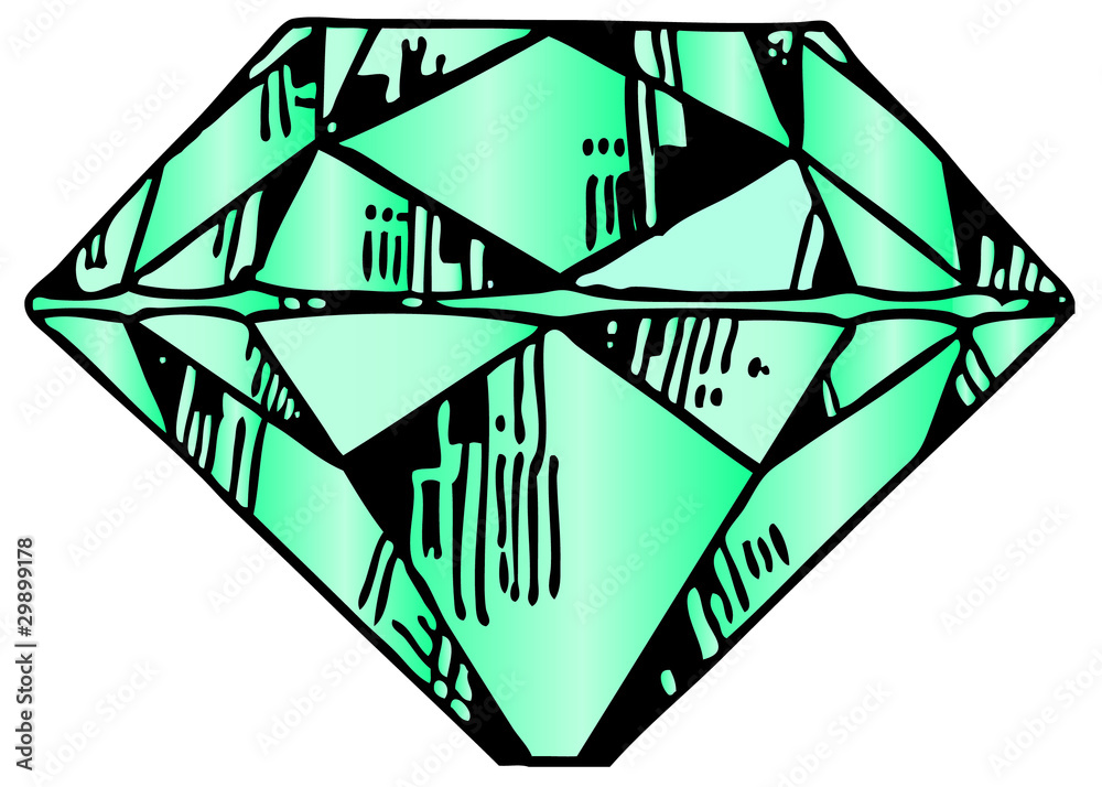 Diamant vert