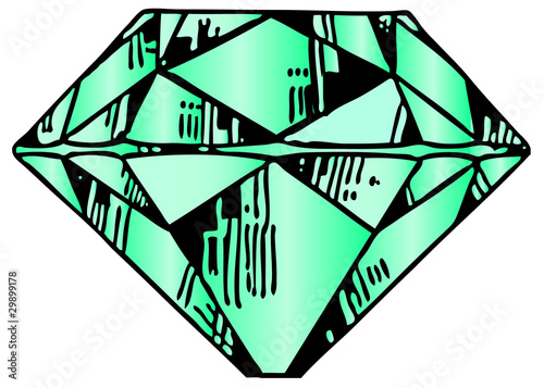 Diamant vert