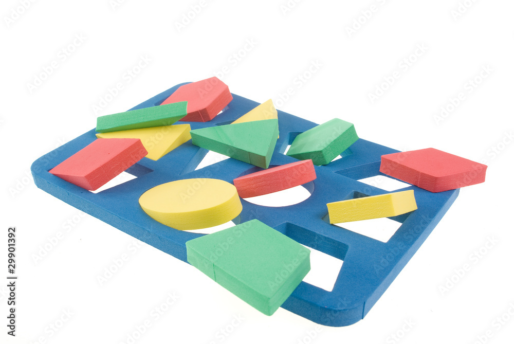 Game with color geometric shapes Game with color geometric shapes