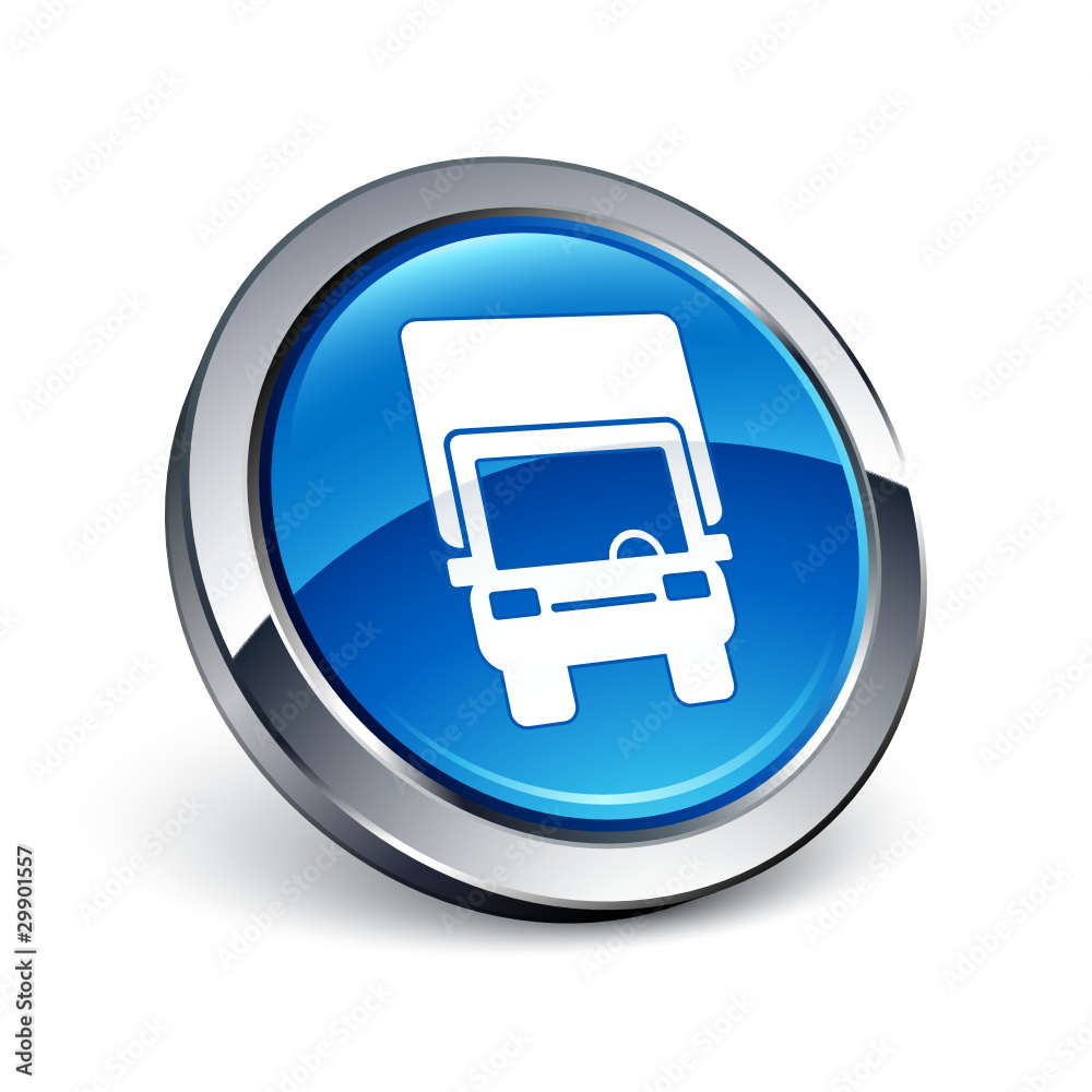 icône bouton internet camion livraison icône bouton internet camion livraison