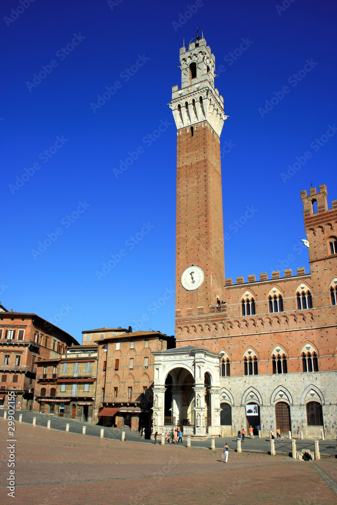 Siena, Rathaus mit Turm