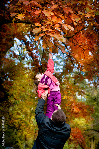 little girl in the autumn park © Val Thoermer