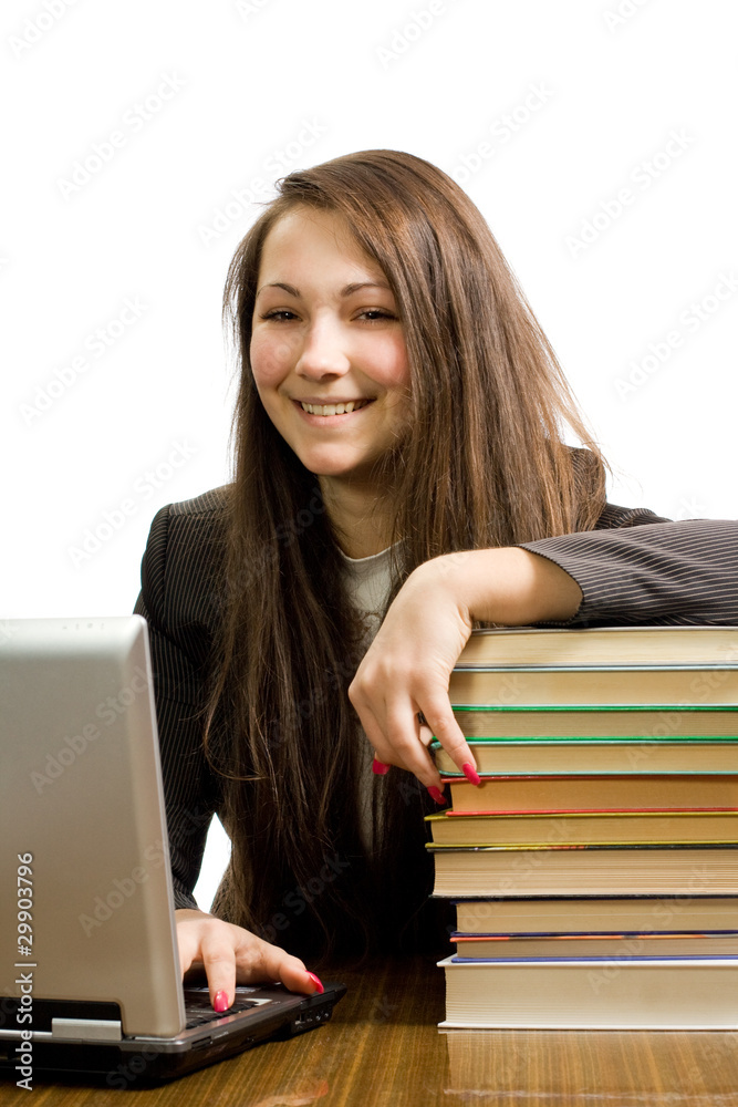 The young successful student The young successful student