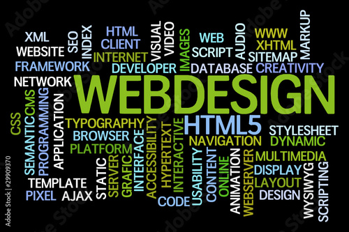 Webdesign Word Cloud
