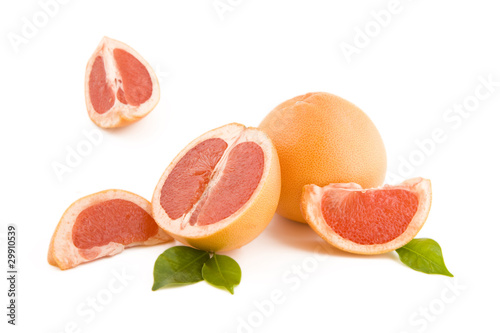 Red grapefruits