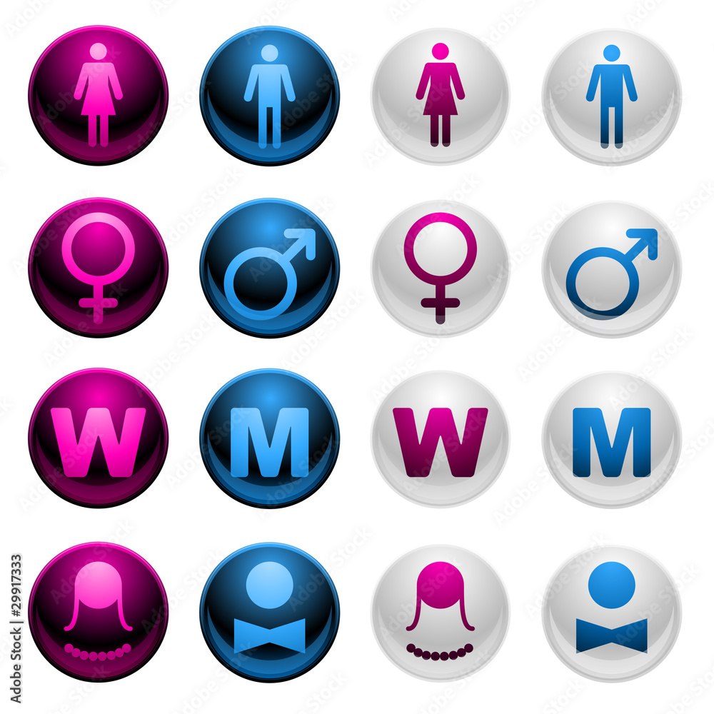 Shiny Gender Icons Shiny Gender Icons