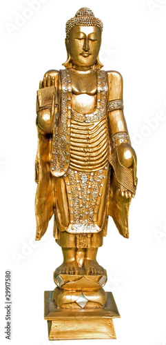 Golden Buddha isolated
