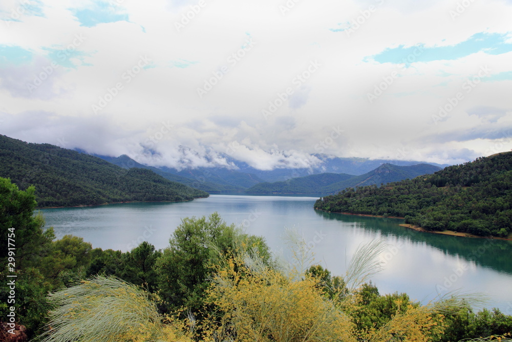 Tranco reservoir Sierra de Cazorla Segura Jaen Spain