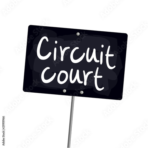 Ardoise "Circuit court"