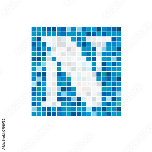 Logo letter N, spa # Vector