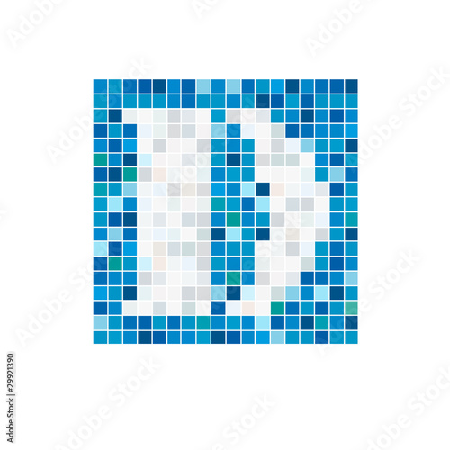 Logo letter D, spa # Vector