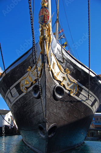 Canvas Print bow of the ss great britain