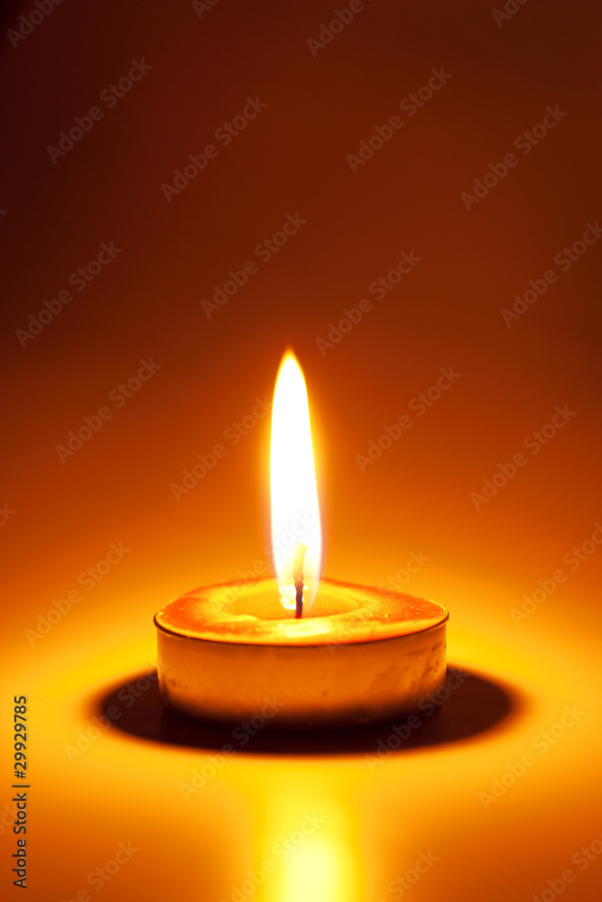 Burning candle