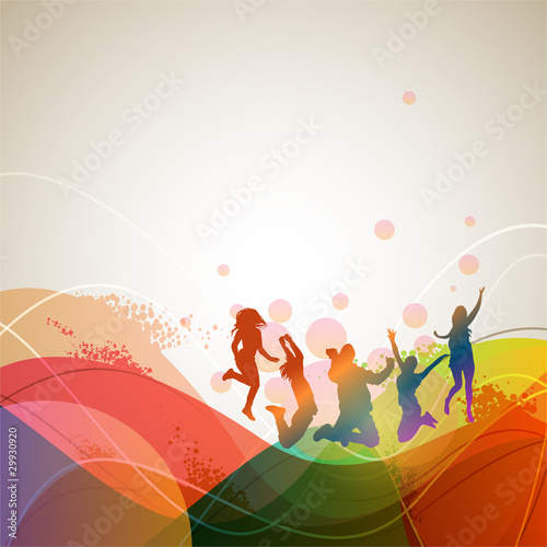 Colour abstract background for design. A vector illustration