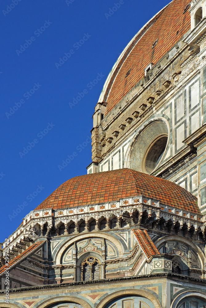 Italy, Florence Dome peculiar frame.