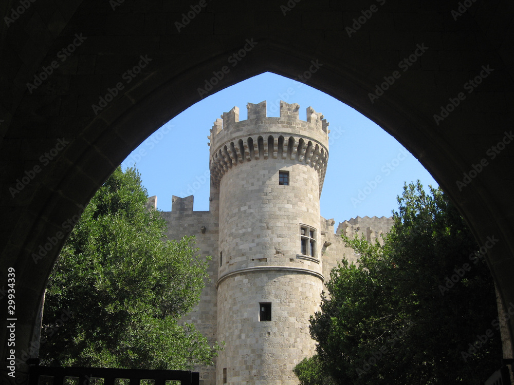 Rhodes Tower In The Old City