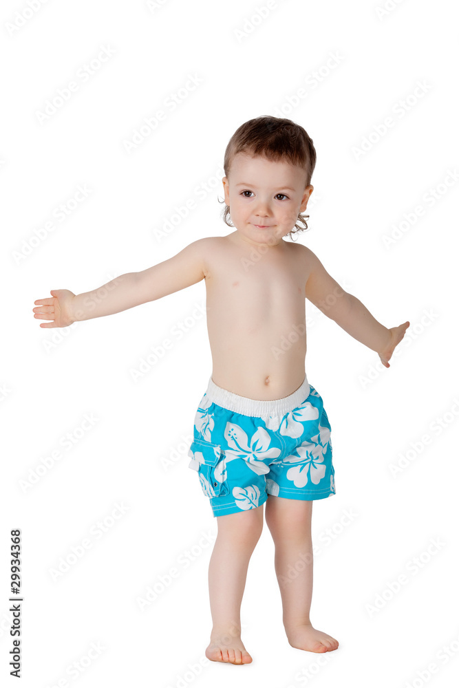 little funny boy isolated on white background little funny boy isolated on white background