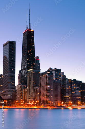 Obraz na płótnie Chicago w salonie