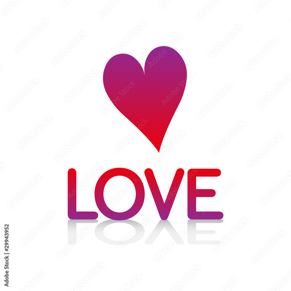 logo picto internet web label love amour cœur passion romance