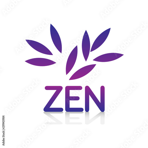 logo picto internet web label zen détente relaxation serenité